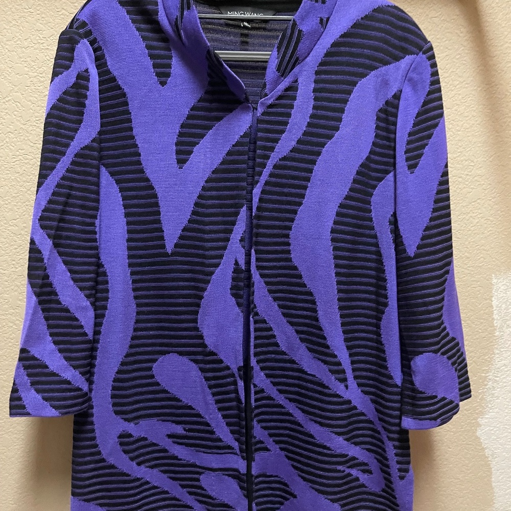 Ming Wang Purple jacket
